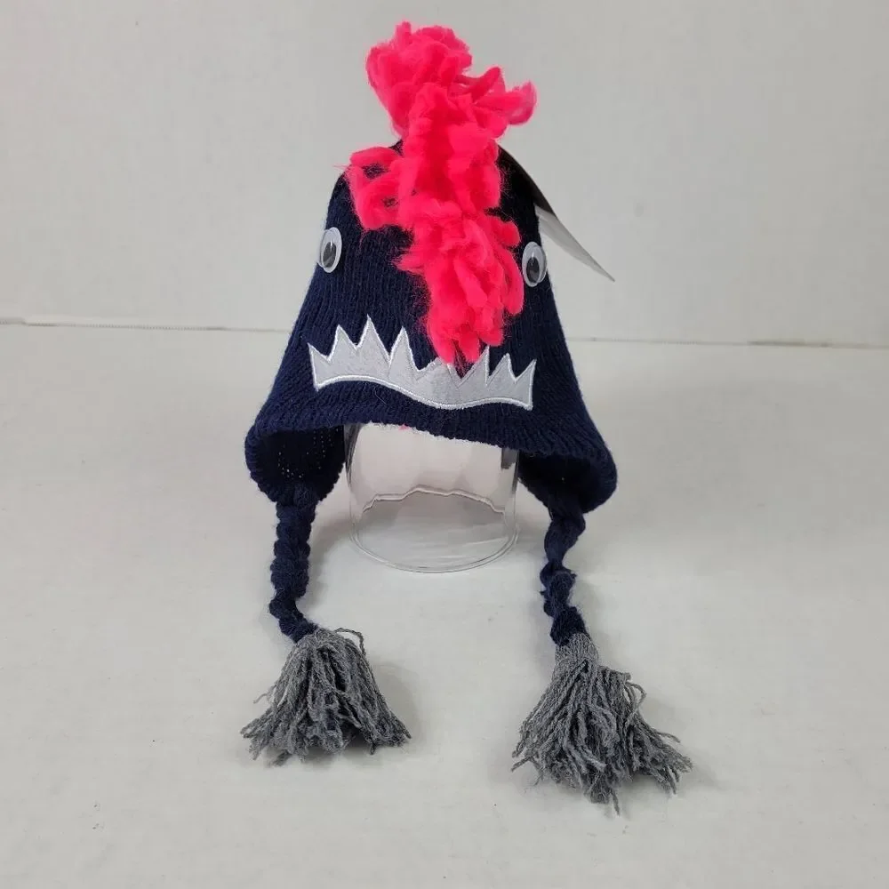 Top Paw Acrylic Navy Blue Monster Hat Size S